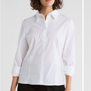 Boss Bierdie Shirt in White Size 6